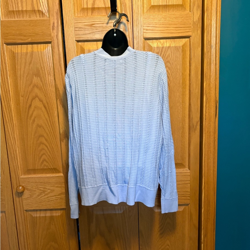 Liz Claiborne Womens V Neck Long Sleeve Cardigan - Picture 3 of 8